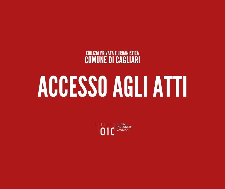 Accesso agli atti al Comune di Cagliari: attivo il servizio online