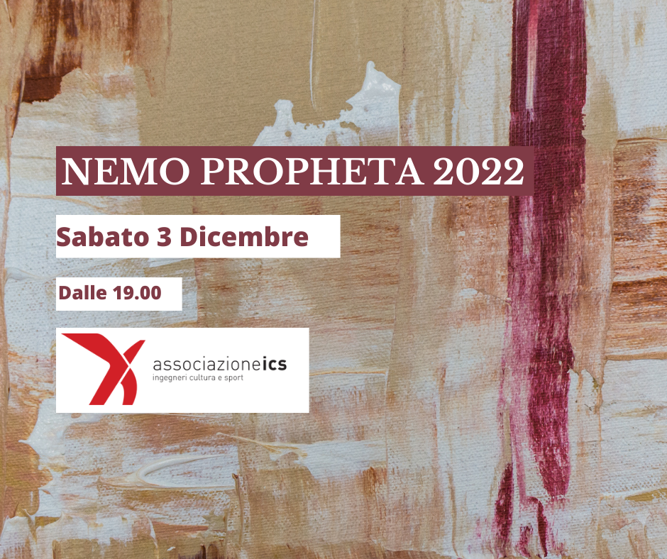 Sabato 3 si terrà la quarta edizione del premio Nemo Propheta