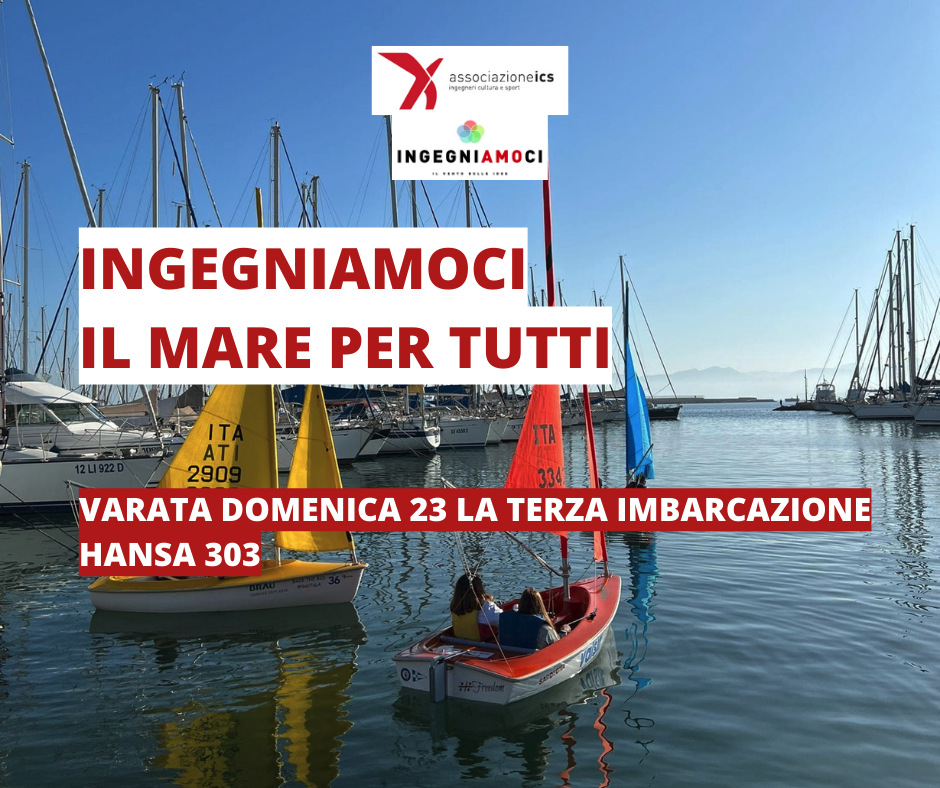 INGEGNIAMOCI – IL MARE PER TUTTI – Varata la terza Hansa 303 e inaugurata la seconda gru sollevatrice