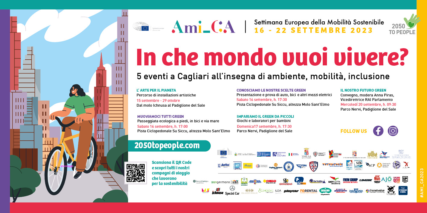 Dal 15/09 ilnuovo progetto di ICS in collaborazione con Ami-CA e 2050 TO PEOPLE