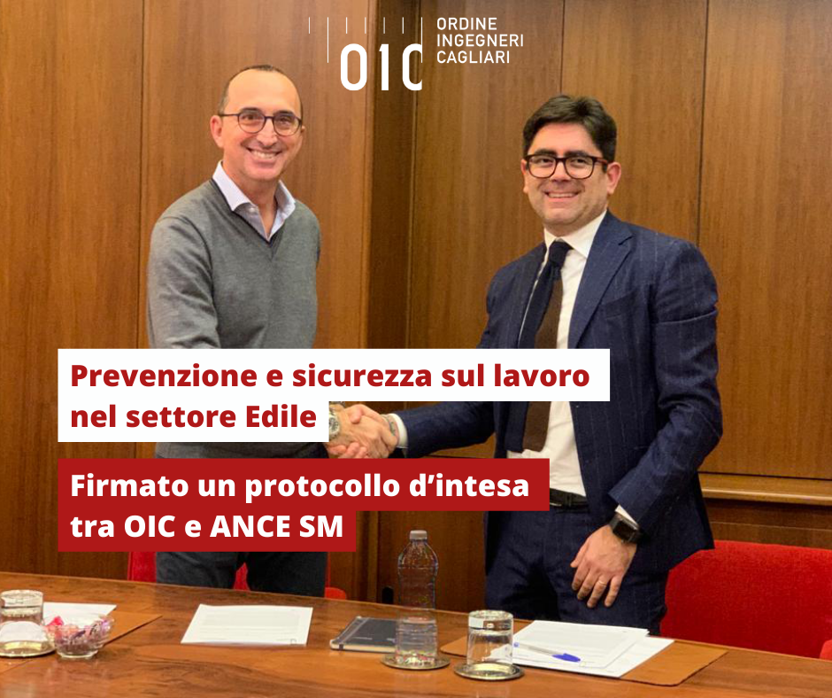 Prevenzione e sicurezza sul lavoro nel settore Edile:  Formazione e aggiornamento nel protocollo firmato da OIC e ANCE SM