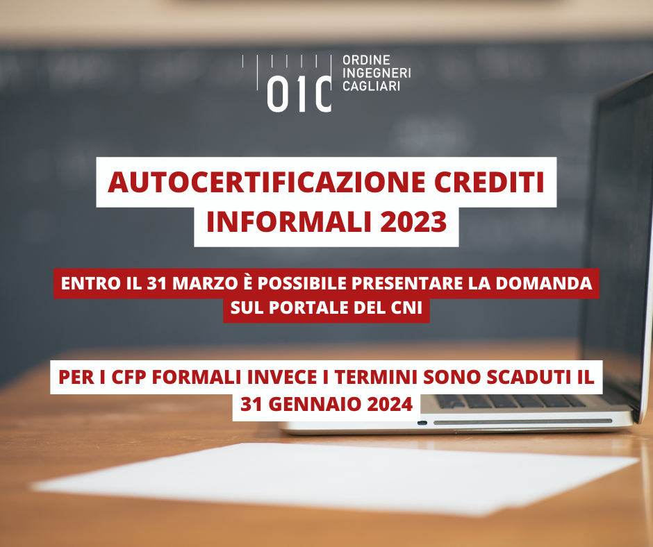 Riconoscimento dei CFP Informali per Ingegneri: Indicazioni sull’Autocertificazione 2023