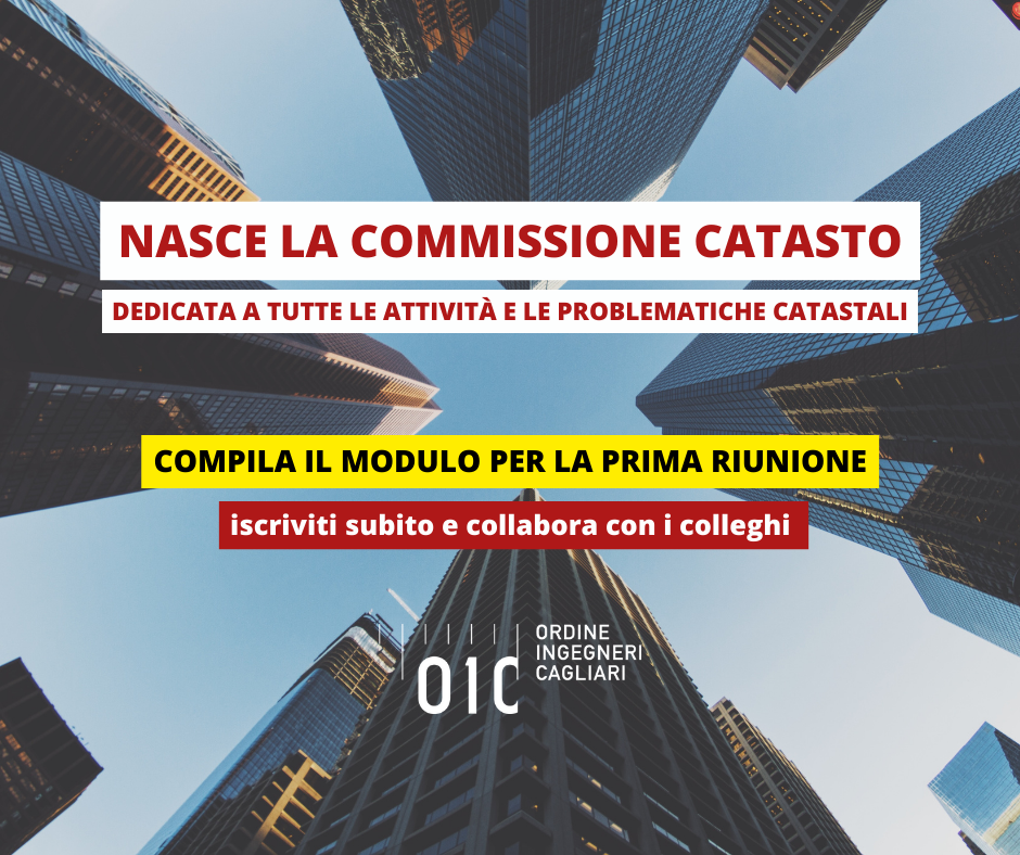 Nasce la Commissione CATASTO