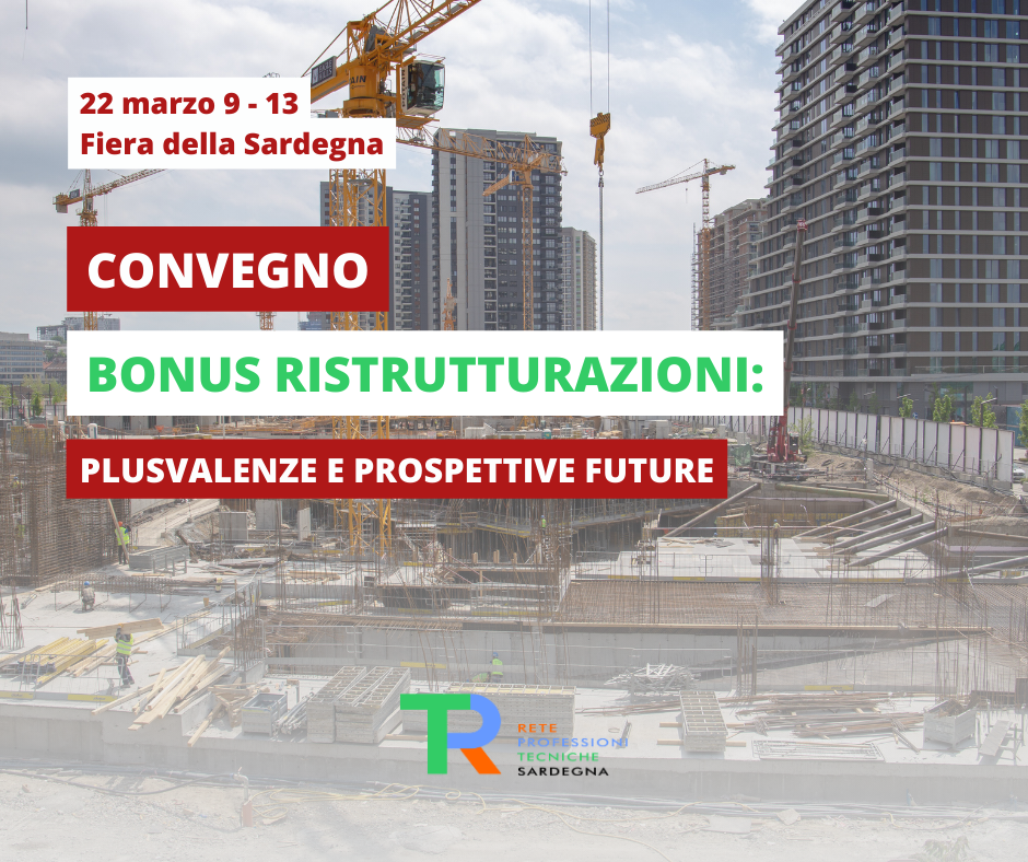 Convegno FIMAA patrocinato dalla RPT – Bonus Ristrutturazioni – 22/03 Fiera della Sardegna