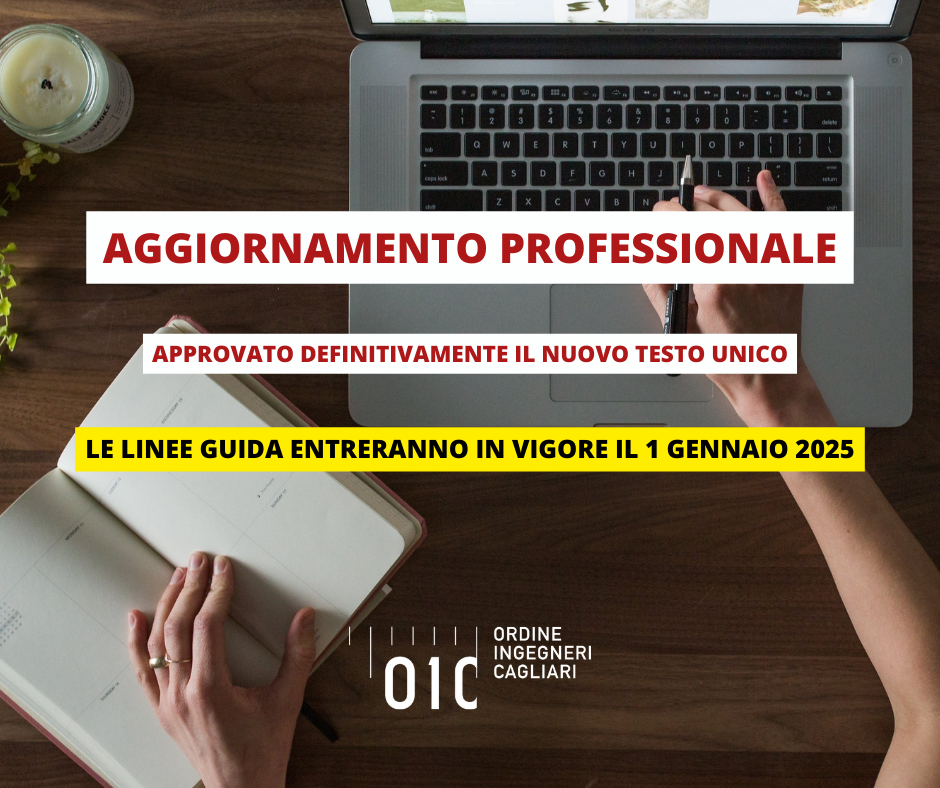 Circolare CNI 191 – Approvazione Linee di indirizzo per l’aggiornamento della competenza professionale – Testo Unico 2024