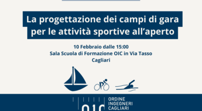 Sport all’aperto e progettazione dei campi di gara: un evento formativo lunedì 10 febbraio – 3CFP