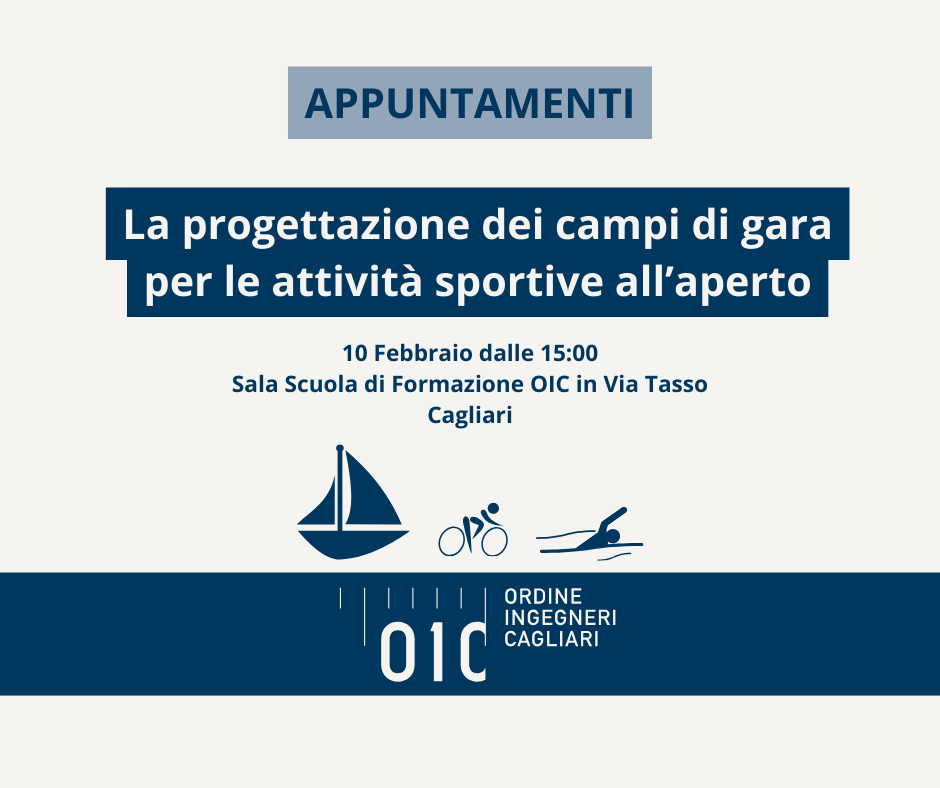 Sport all’aperto e progettazione dei campi di gara: un evento formativo lunedì 10 febbraio – 3CFP