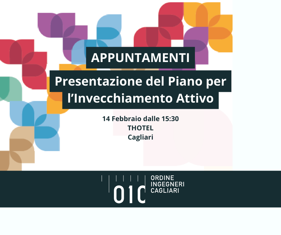 Presentazione del Piano per l’Invecchiamento Attivo della Città Metropolitana di Cagliari – 3 CFP