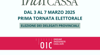 Inarcassa – Elezioni 2025-2030 – Dal 3 marzo si vota per eleggere i delegati provinciali