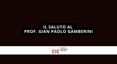 Il saluto di OIC al prof. Gian Paolo Gamberini