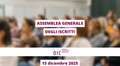 Convocazione dell’Assemblea Generale degli Iscritti