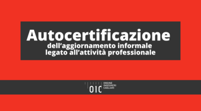 Autocertificazione dell’aggiornamento informale legato all’attività professionale