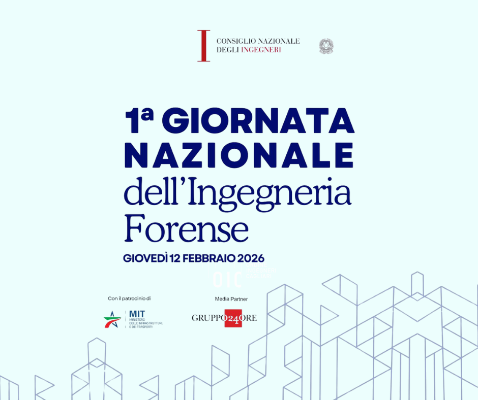 1ª Giornata Nazionale dell’Ingegneria Forense – Roma, 12 febbraio 2026