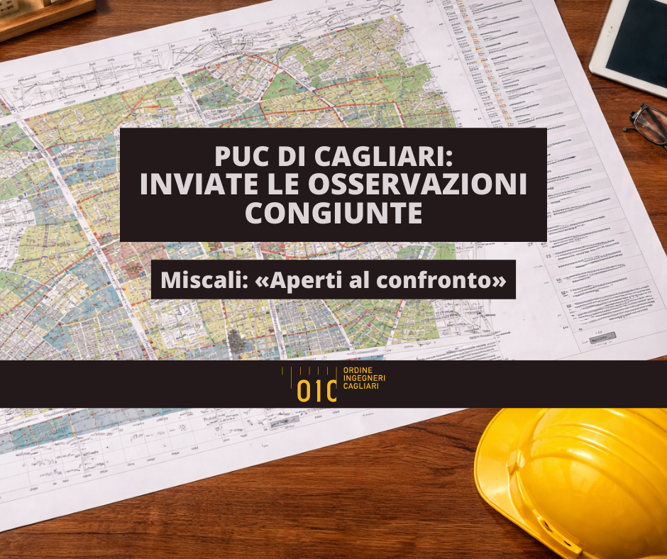 PUC di Cagliari, le osservazioni degli Ordini tecnici: «Servono regole chiare e subito applicabili»