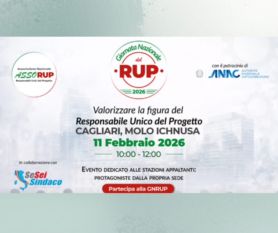 Giornata Nazionale del RUP 2026 – Cagliari 11/02/2026