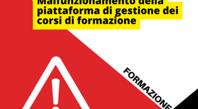 Malfunzionamenti della piattaforma per i corsi della Scuola di Formazione OIC