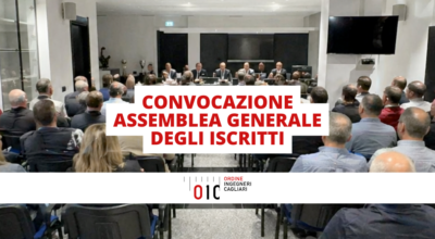 Convocazione dell’Assemblea Generale degli Iscritti