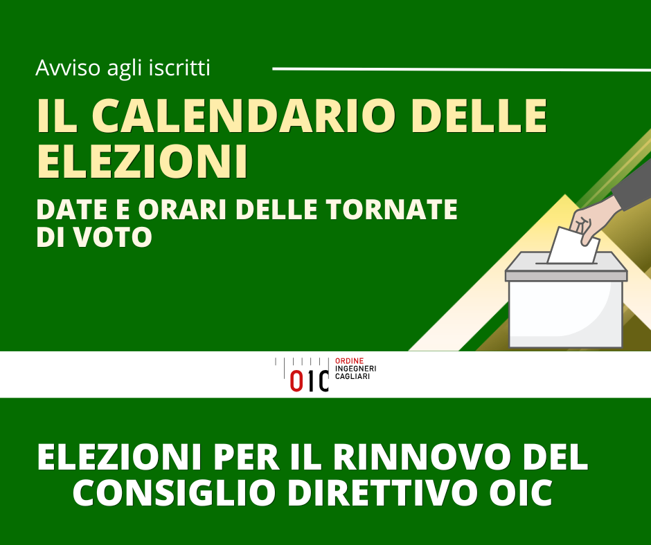 Presentato il calendario delle elezioni per il rinnovo del Consiglio Direttivo OIC