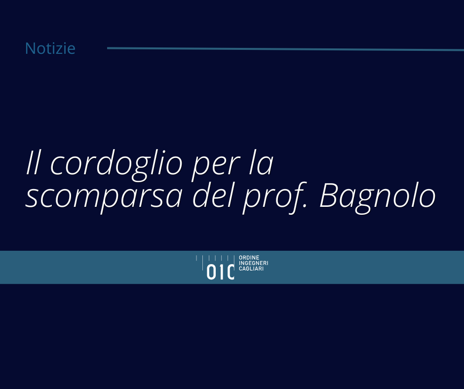 Cordoglio per la scomparsa del professor Vincenzo Bagnolo
