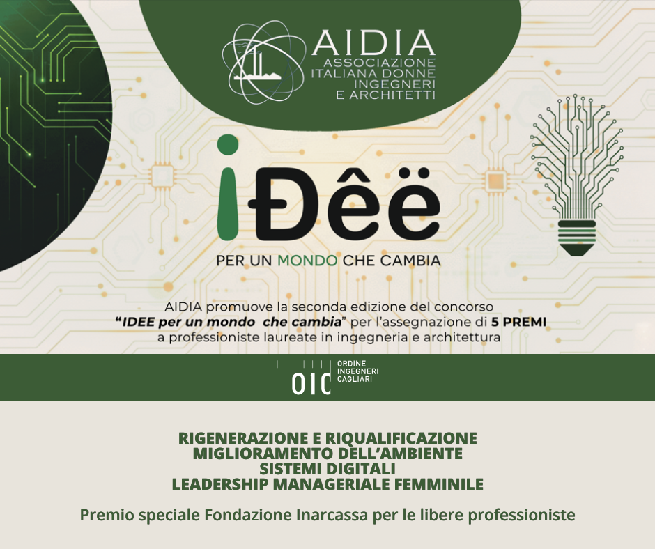 Premio AIDIA Idee per un mondo che cambia – 2^ edizione 2026.