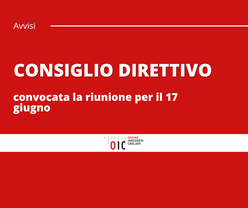 Convocazione del Consiglio Direttivo