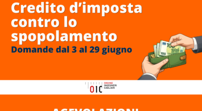 Credito d’imposta per imprese e professionisti dei piccoli comuni: al via le domande dal 3 GIUGNO