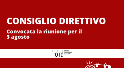 Convocato il Consiglio Direttivo OIC