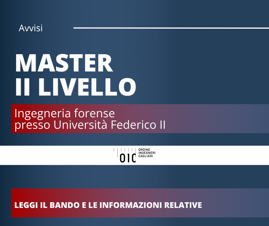 Master Ingegneria forense presso Università Federico II di Napoli