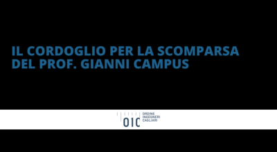L’Ordine degli Ingegneri di Cagliari ricorda il professor Gianni Campus